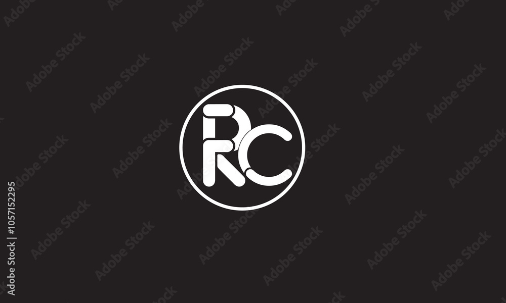 RC, CR, R , C , Abstract Letters Logo Monogram RC, CR, R , C , Abstract Letters Logo Monogram