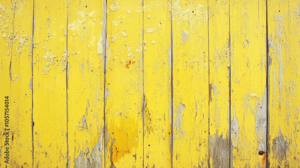 Aged yellow wooden texture with a grunge effect background of wooden panels Aged yellow wooden texture with a grunge effect background of wooden panels