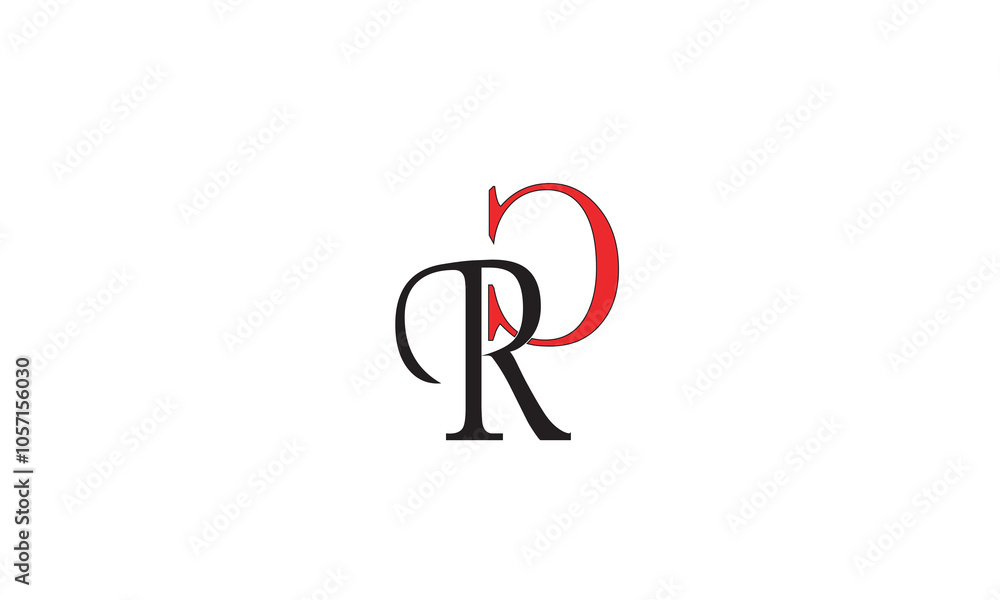 RC, CR, R , C , Abstract Letters Logo Monogram RC, CR, R , C , Abstract Letters Logo Monogram