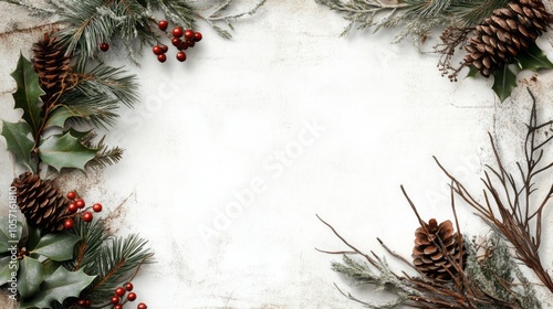 New Year gift card on retro background 5