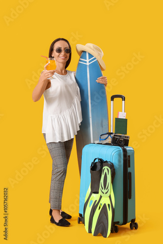Young businesswoman with co...
