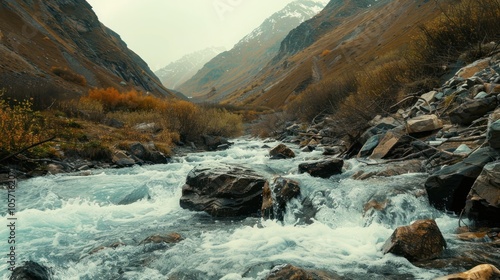 Mountain River Landscape