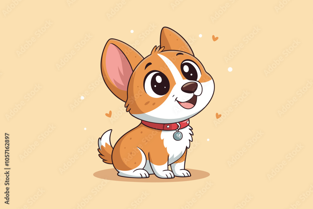 cute dog cartoon great vector .eps cute dog cartoon great vector .eps