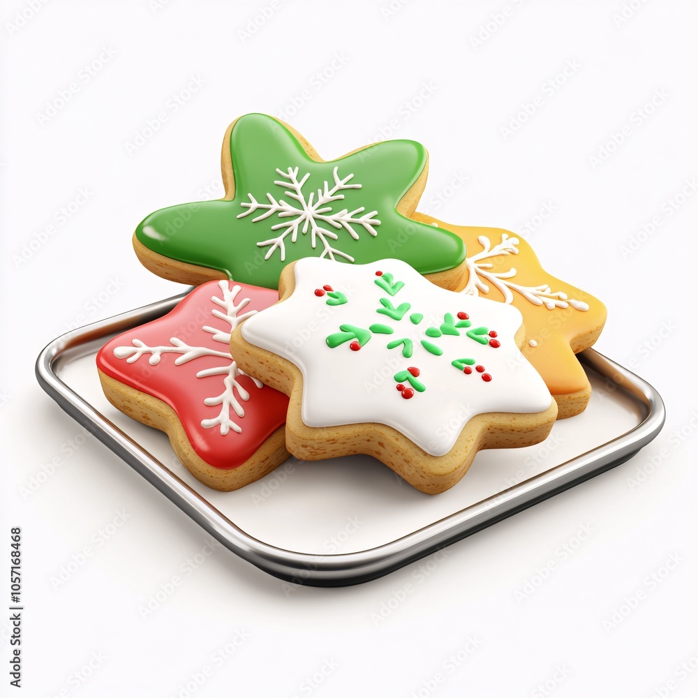 Christmas Cookies on a Tray Christmas Cookies on a Tray