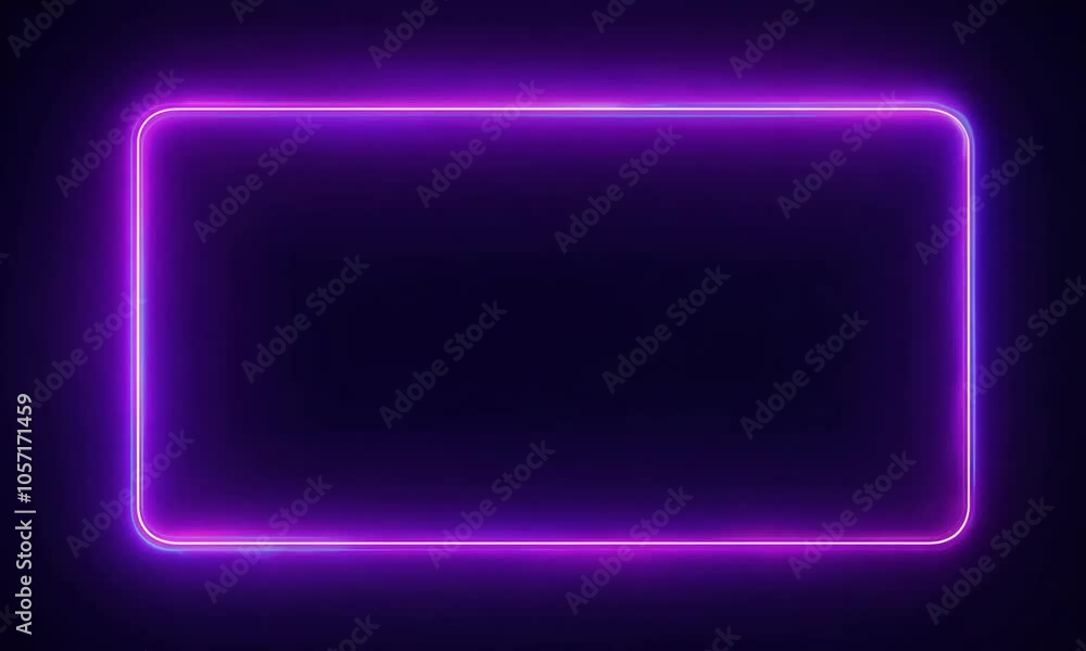 Neon Border Frame Neon Border Frame