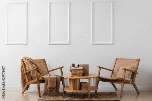 Interior of living room wit...