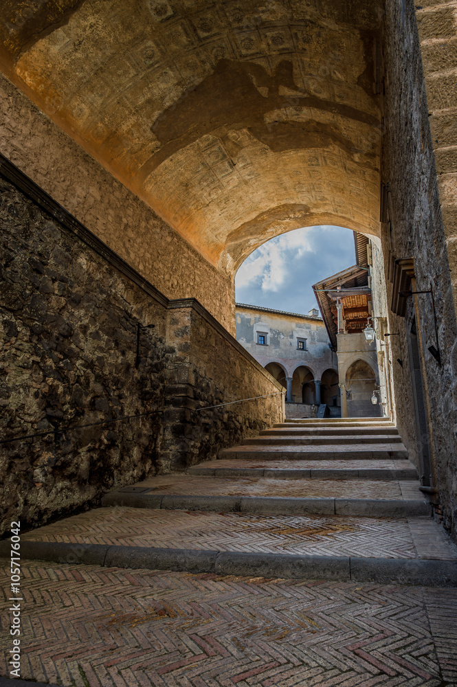 Obraz premium Bracciano, Italy. The Orsini-Odescalchi Castle, also known as Bracciano Castle