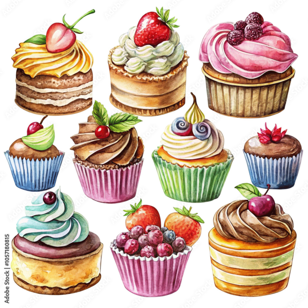 set of cakes set of cakes