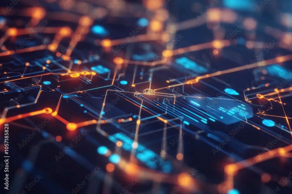 Obraz premium Fintech innovators brainstorming new solutions for digital payments and blockchain integration
