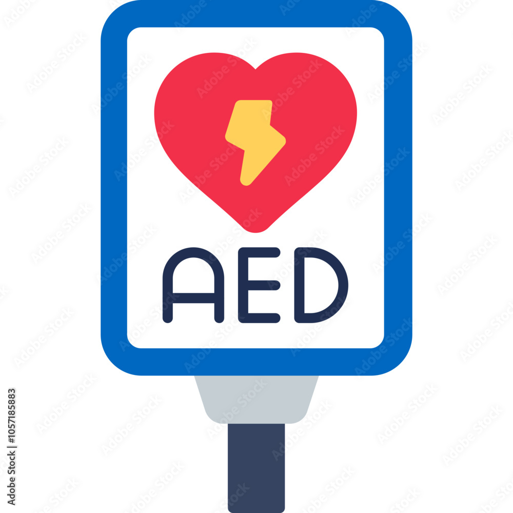 AED (Automated External Defibrillator) Icon