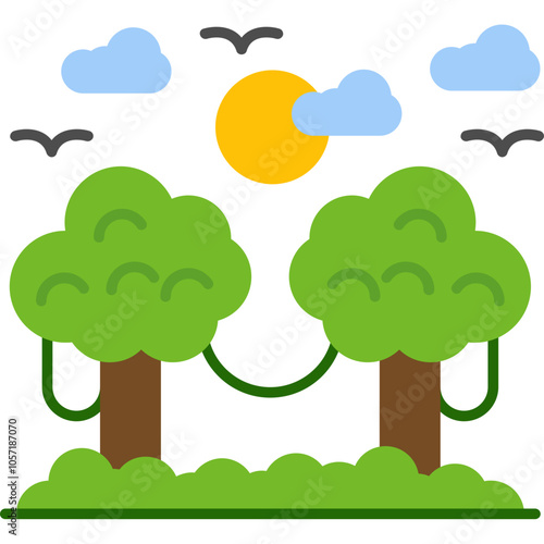 Amazon Rainforest Icon
