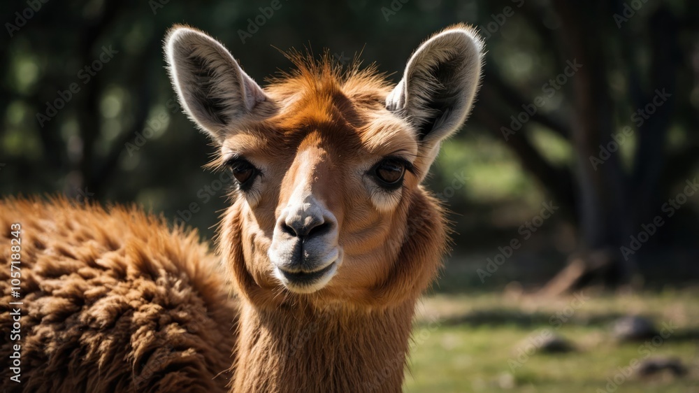 A close-up of a charming animal with a soft, fluffy coat in a natural setting. A close-up of a charming animal with a soft, fluffy coat in a natural setting.