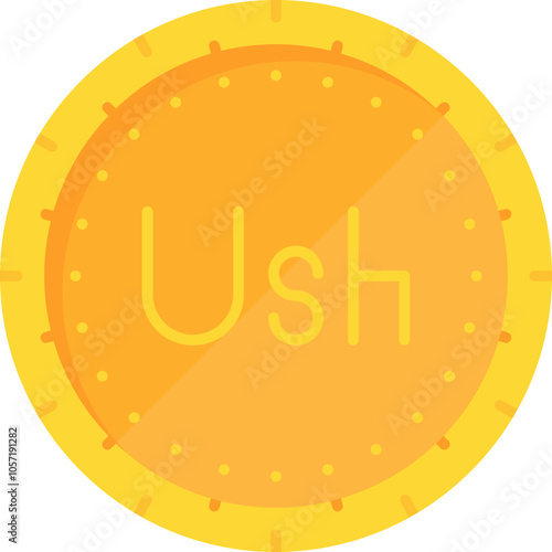 Ugandan Shilling Icon photo