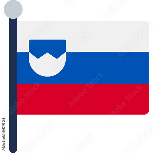 Slovenia Flag Icon photo