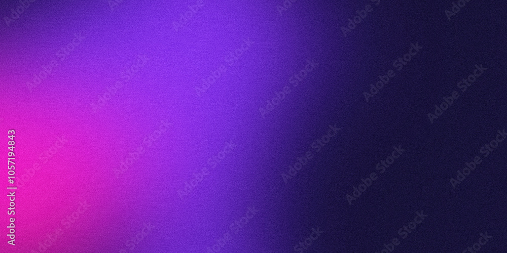Fototapeta premium dark purple and magenta glow abstract grainy gradient background noise texture modern header design, cover, poster, banner