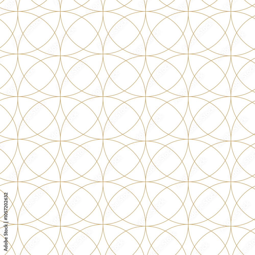 Abstract geometric pattern with crosses, stripes, lines. Seamless vector background. White and gold ornament. Modern reticulated graphic design. Abstract geometric pattern with crosses, stripes, lines. Seamless vector background. White and gold ornament. Modern reticulated graphic design.
