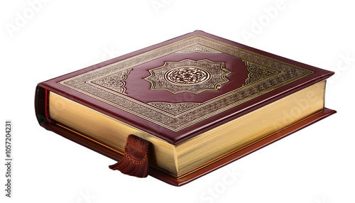 3D Quran 3D Render isolated on white background