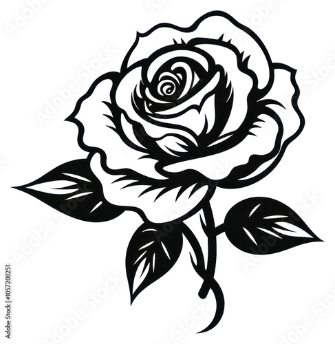 Wallpaper Mural PNG Rose drawing flower sketch. Torontodigital.ca