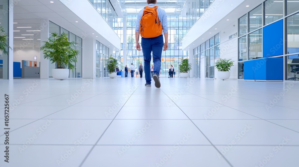 There is a lively depiction of a bustling coworking space where people are networking and working independently, symbolizing a dynamic, flexible, and innovative work environment. There is a lively depiction of a bustling coworking space where people are networking and working independently, symbolizing a dynamic, flexible, and innovative work environment.