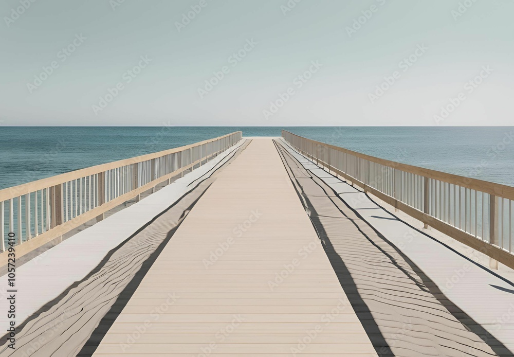 Walkway along the beach Walkway along the beach