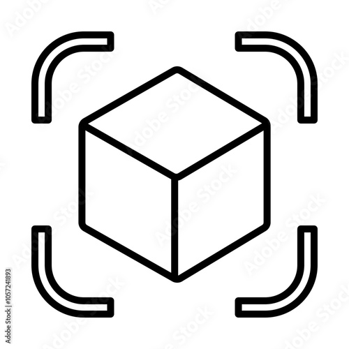 Object alignment line icon