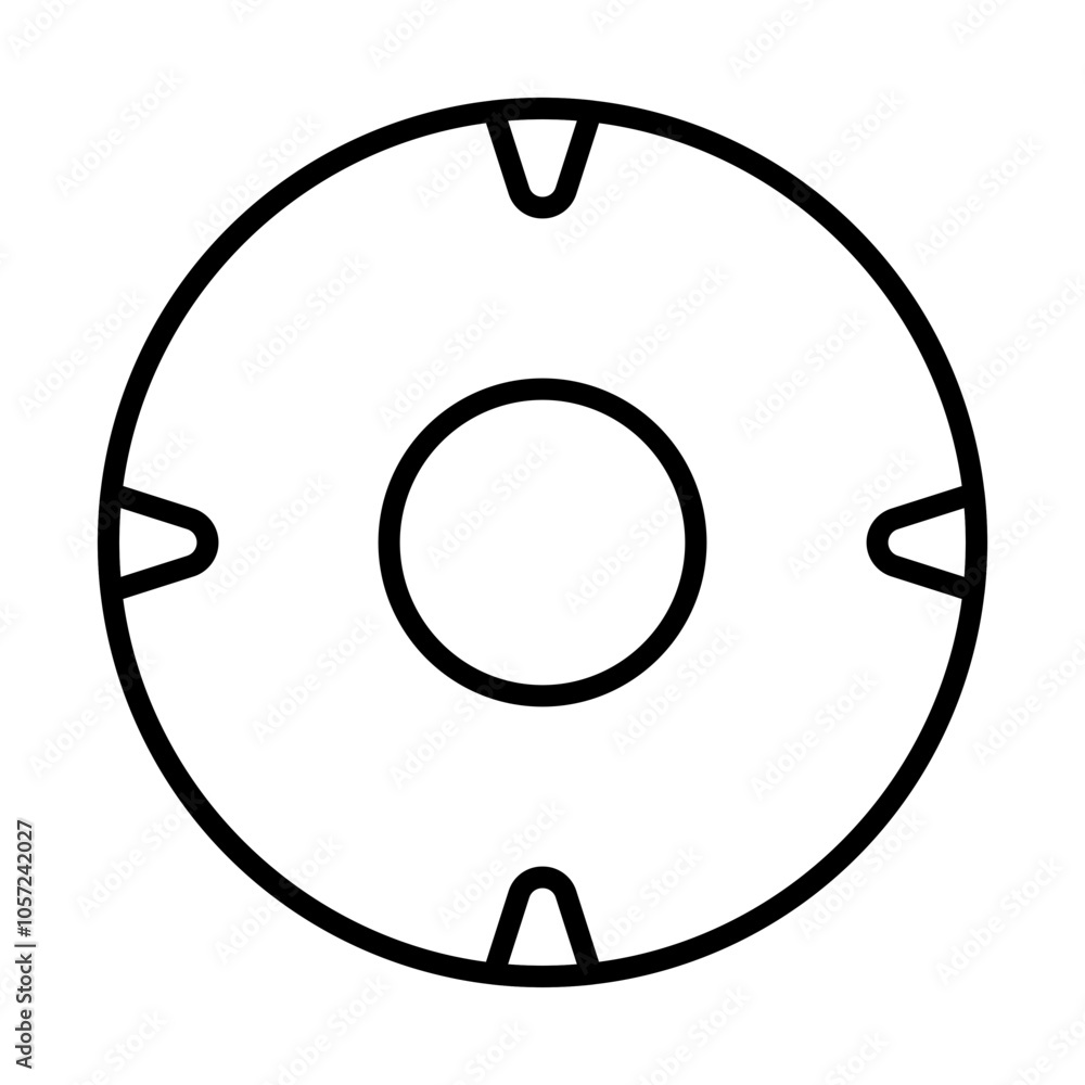 Target Symbol line icon Target Symbol line icon