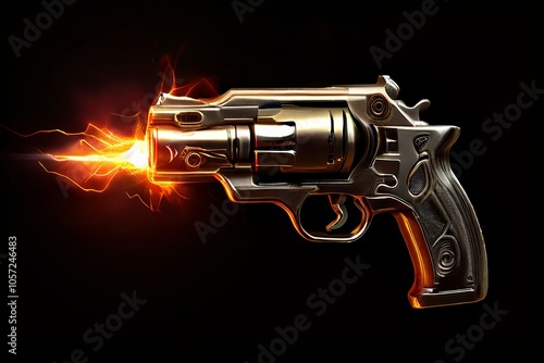 pulse pistol a sidearm that fires bursts of energy photo