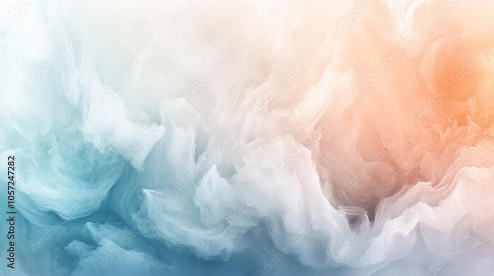 Soft explosion of muted colors, delicate gradients with pastel tones in an abstract and peaceful display Soft explosion of muted colors, delicate gradients with pastel tones in an abstract and peaceful display
