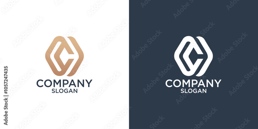 collection of initial letter c abstract monogram logo design vector collection of initial letter c abstract monogram logo design vector