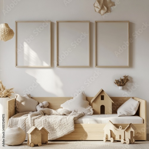 Kids Room Mockup.