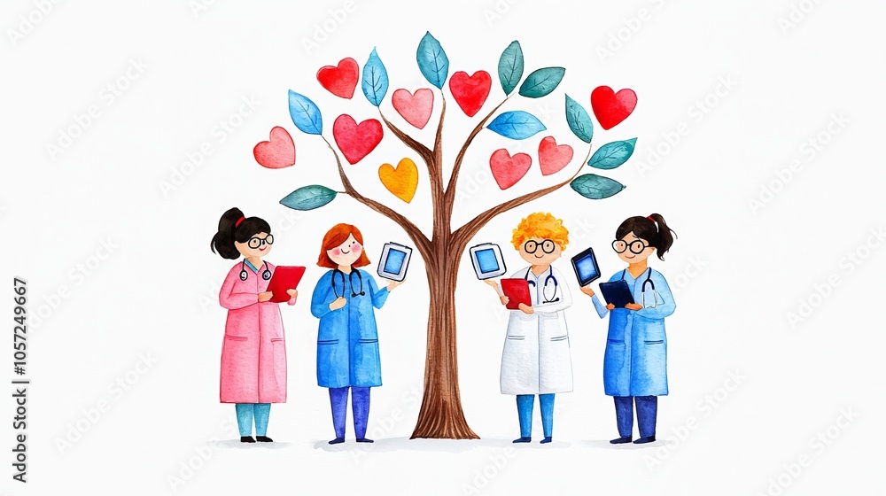 Reading books beneath a tree symbolizing knowledge, growth, and community. Reading books beneath a tree symbolizing knowledge, growth, and community.