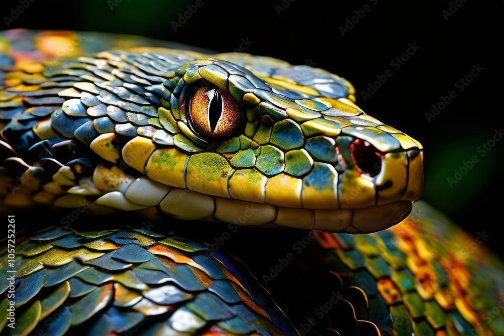 slithering snake scales and intricate patterns slithering snake scales and intricate patterns
