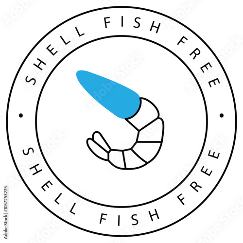 Eco Marine Shellfish Conservation Vector Icon Design