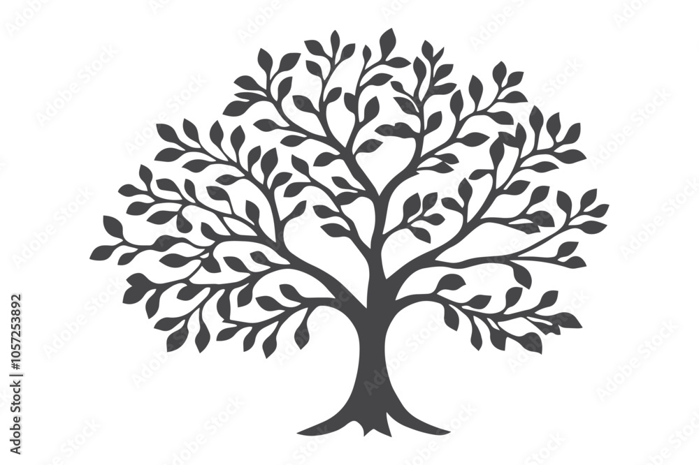 paper-cut Tree wall decor SVG cut file paper-cut Tree wall decor SVG cut file