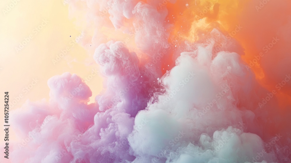 Watercolor explosion with delicate pastel tones, softly blended gradients, and artistic splashes Watercolor explosion with delicate pastel tones, softly blended gradients, and artistic splashes