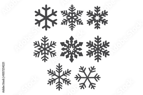paper-cut Snowflakes SVG cut file