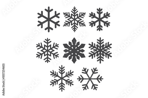 paper-cut Snowflakes SVG cut file
