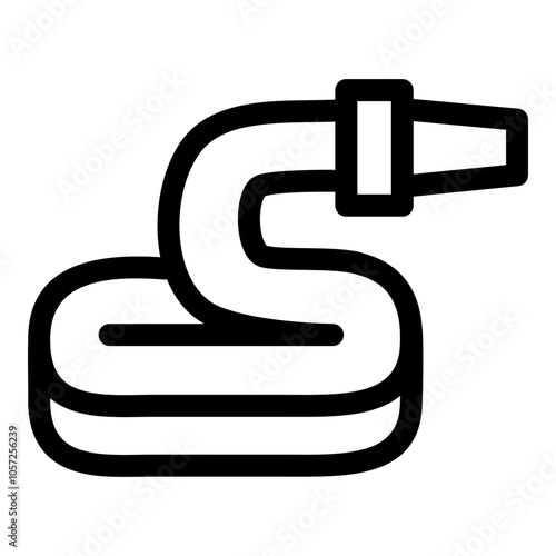 Hose icon. Vector line icon