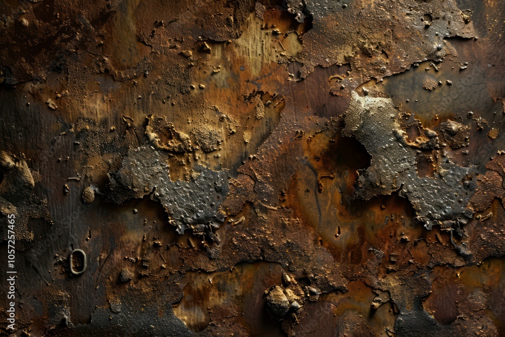 Fototapeta premium Photo of Black and orange metal wall. Background texture for backdrops or mapping