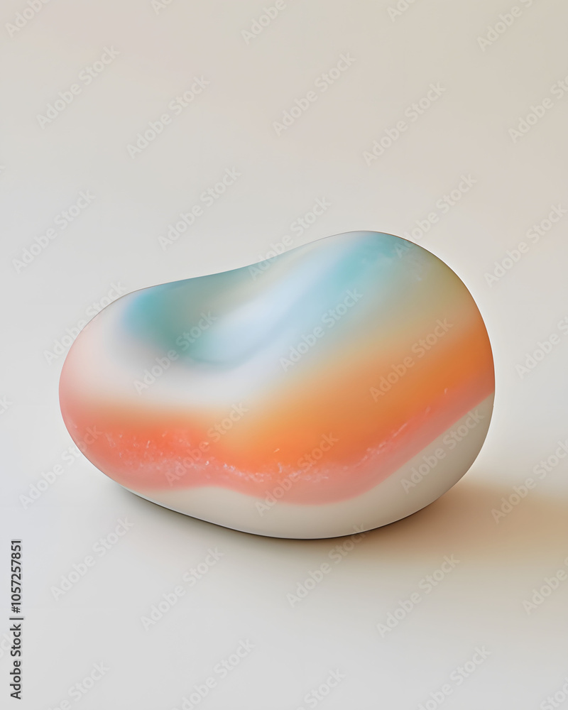 soap on white background. Generative AI soap on white background. Generative AI