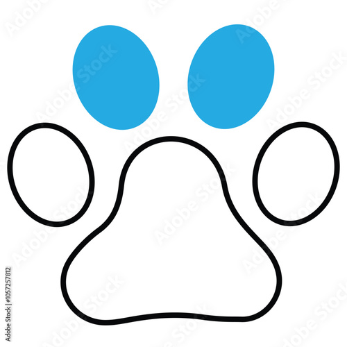 Cruelty-Free Icon for Animal Safety Vector Icon Design