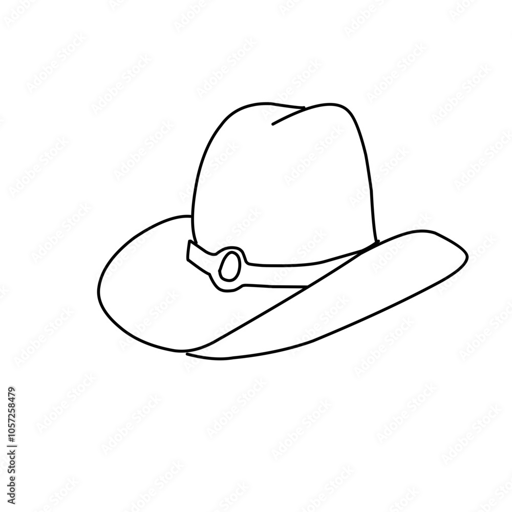 cowboy hat icons set vector cowboy hat icons set vector