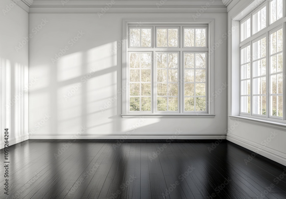 Empty Room Sunlight. Empty Room Sunlight.