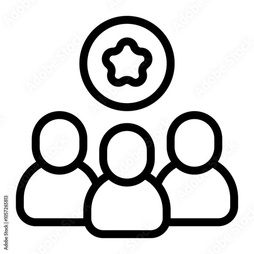 Best Customer Line Icon