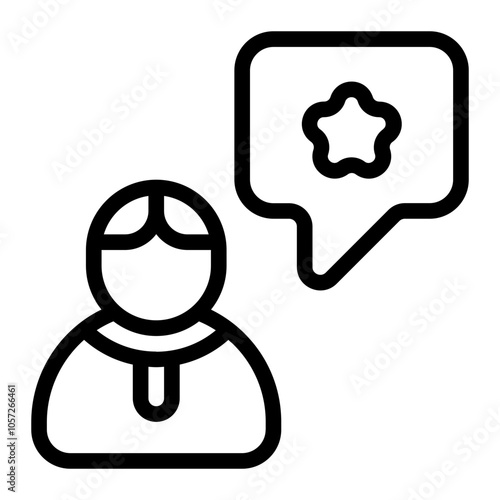 Customer Line Icon