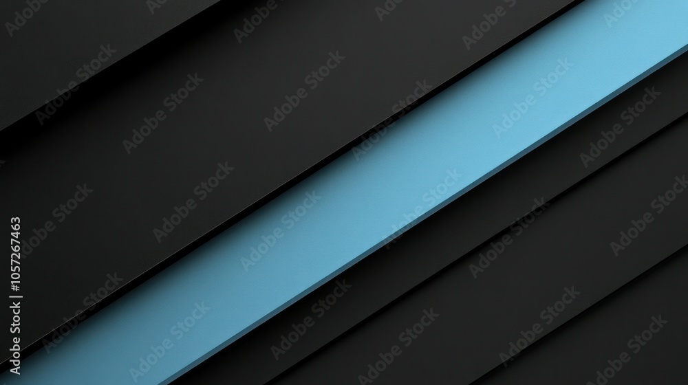 Horizontal light blue effect, clean and minimal on black Horizontal light blue effect, clean and minimal on black