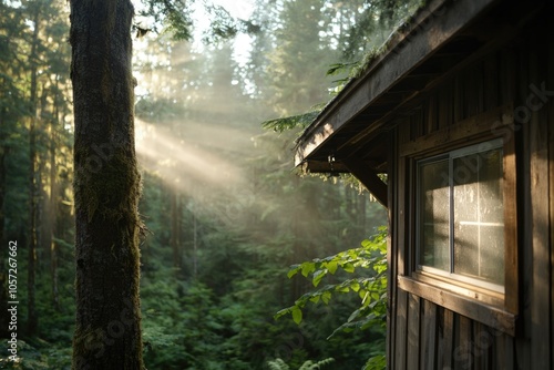 Canopy retreat: tree house, an elevated haven nestled among branches, nature and adventure blend in a cozy, rustic escape, a unique perspective and a peaceful connection to outdoors