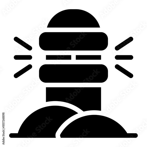 Signaling Solid Icon