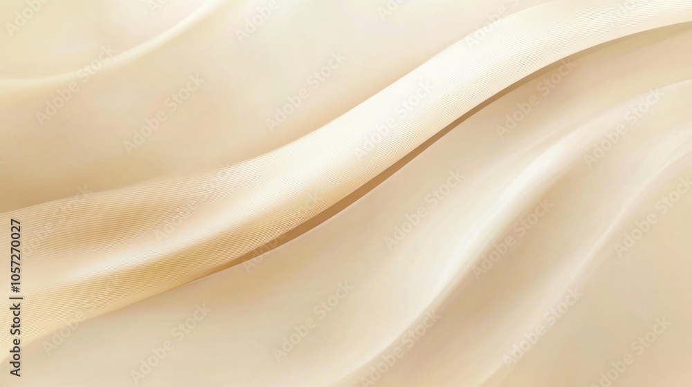 Fototapeta premium Minimalist background with soft beige tone, smooth finish