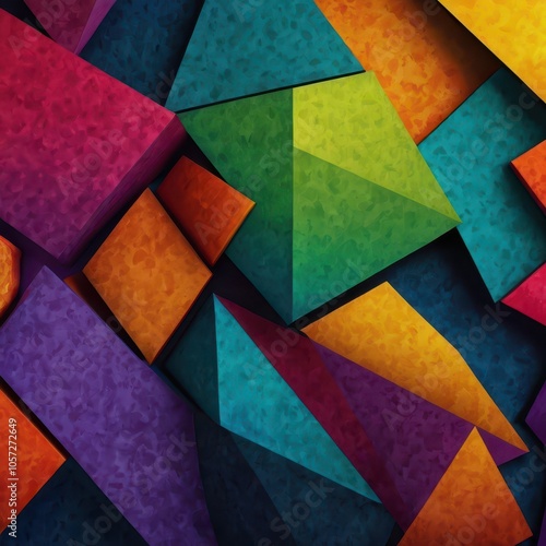 Abstract Colorful Texture with Organic Patterns - High-Resolution Digital Art for Commercial Use
